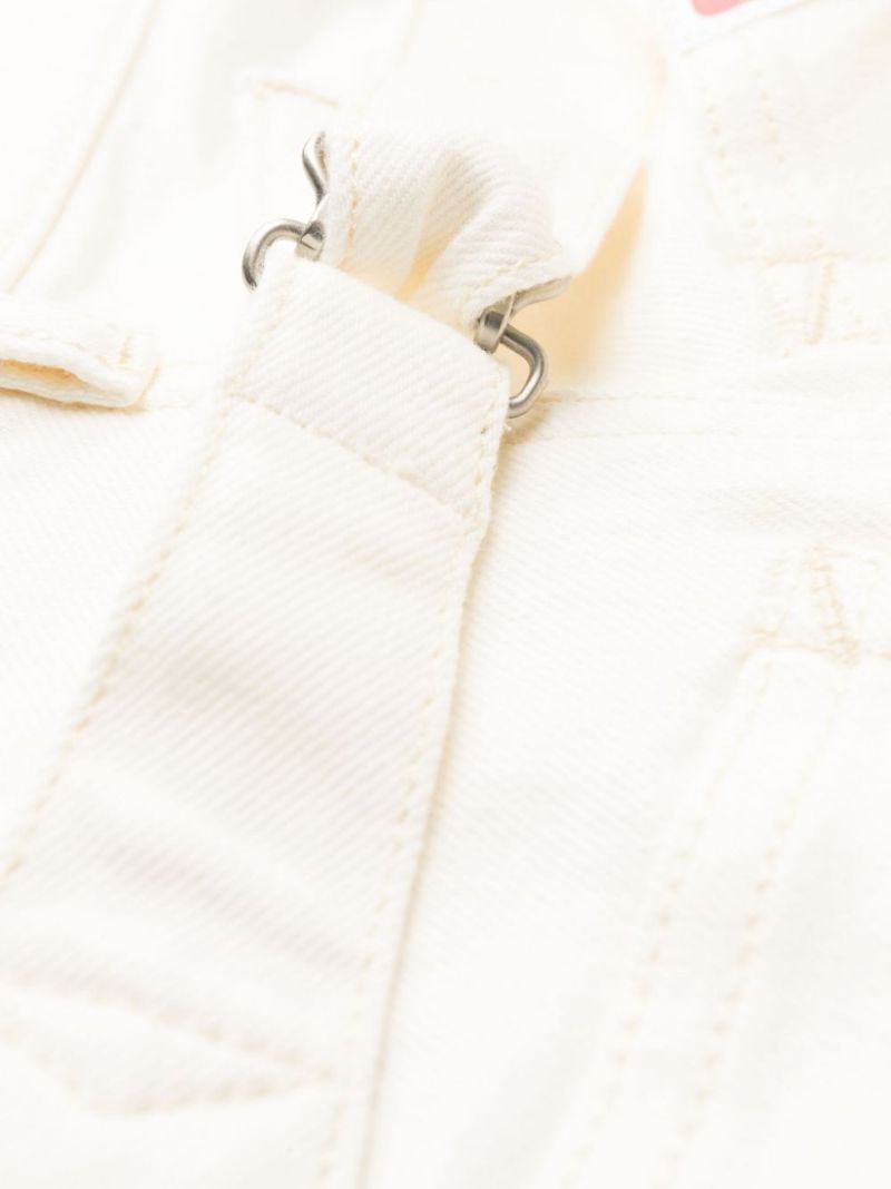 White High Rise Cropped Jeans