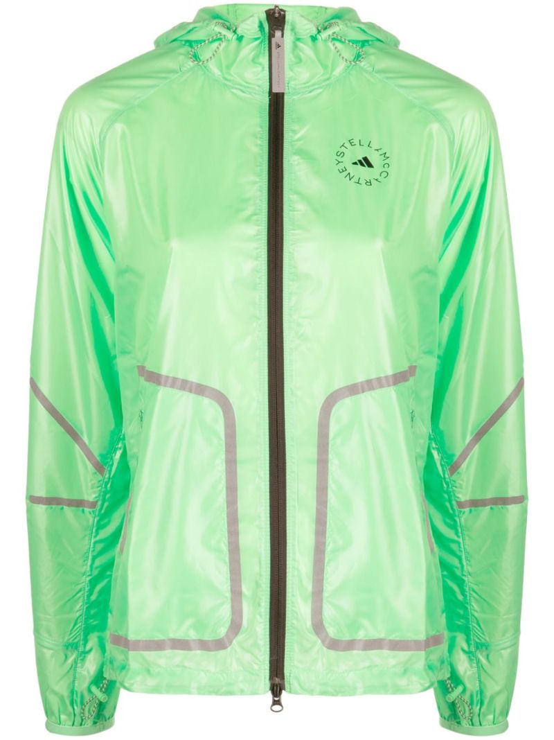 Green Truepace Logo Running Jacket