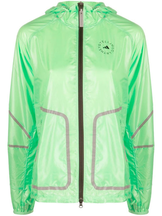 Green Truepace Logo Running Jacket