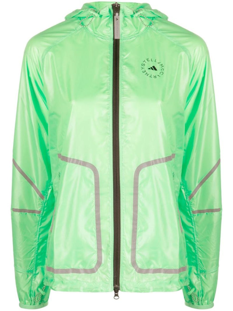 Green Truepace Logo Running Jacket