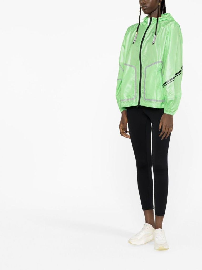 Green Truepace Logo Running Jacket