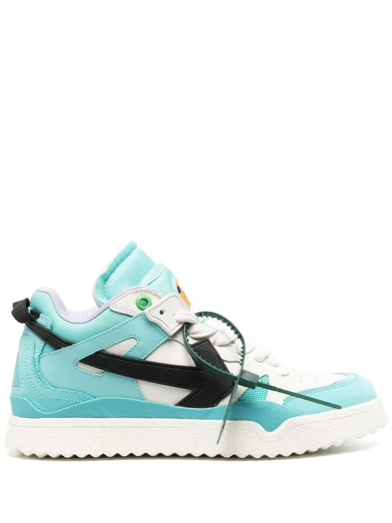 Blue Sponge Mid Top Sneakers