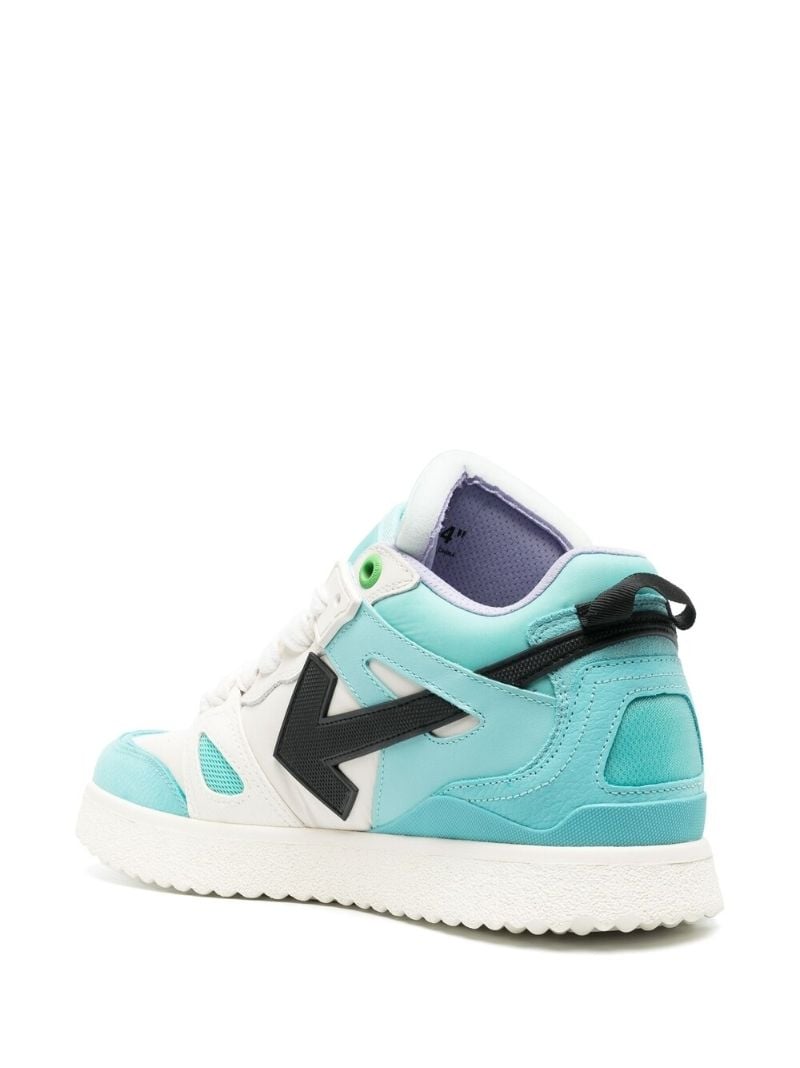 Blue Sponge Mid Top Sneakers