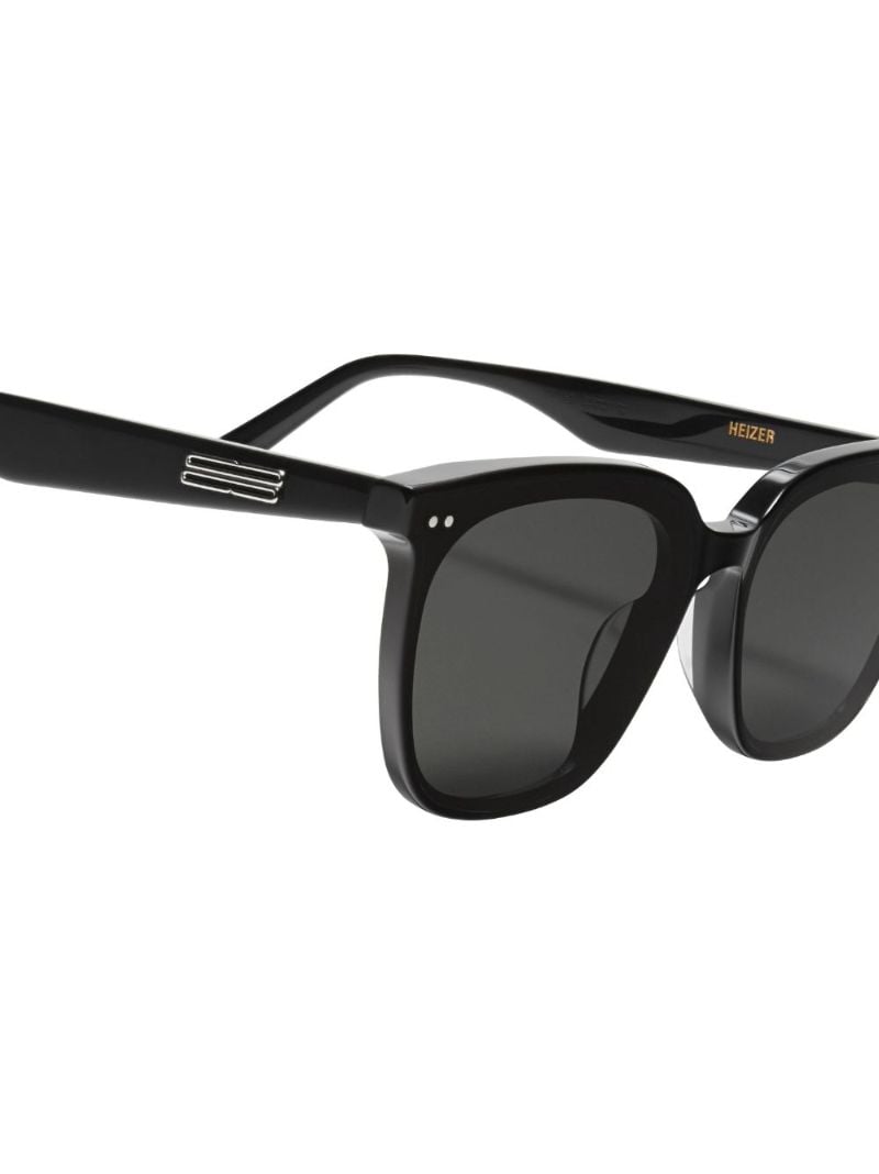 Black Heizer Square Sunglasses