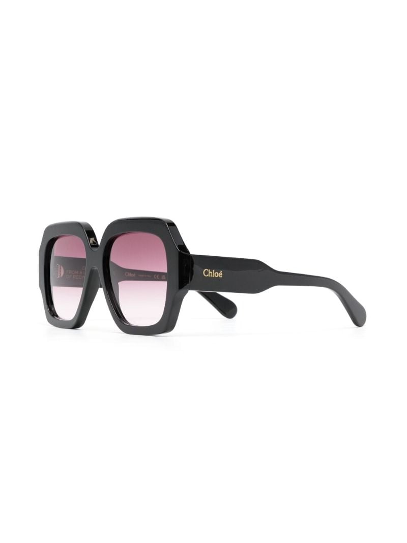 Black Gayia Oversized Sunglasses