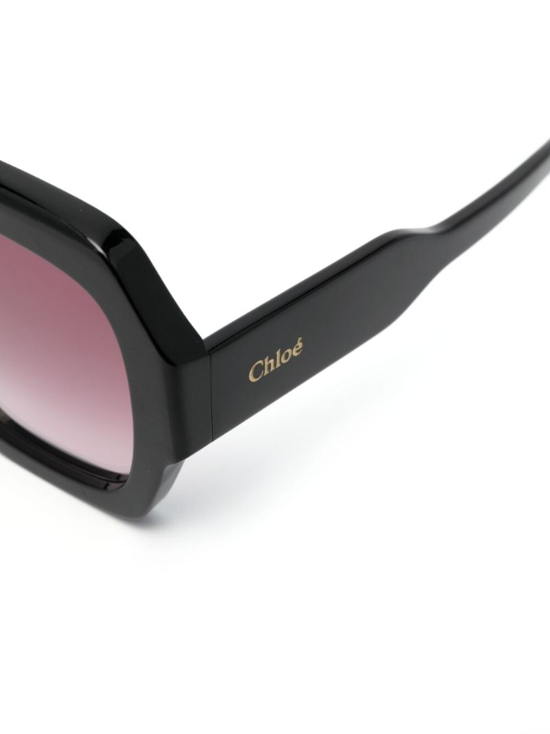 Black Gayia Oversized Sunglasses