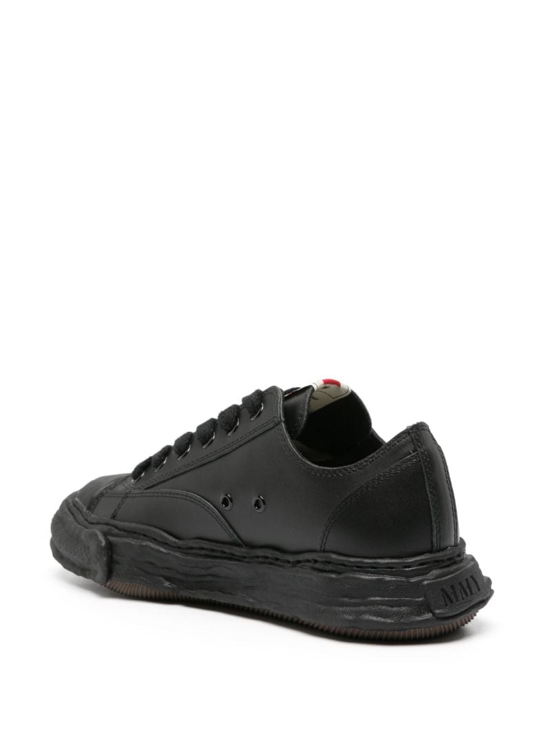 Black Peterson 23 Original Sole Leather Sneakers