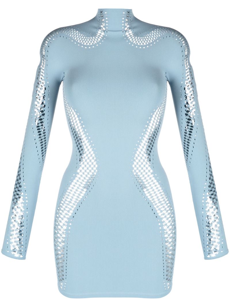 Blue Seamless Day Dress