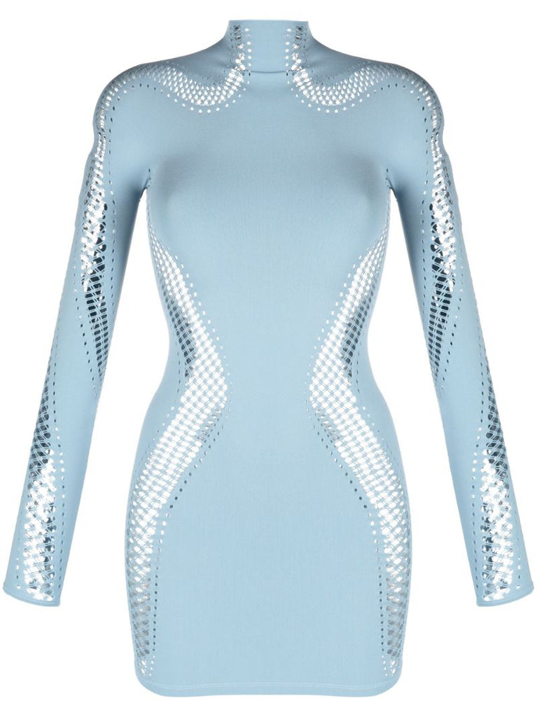 Blue Seamless Day Dress