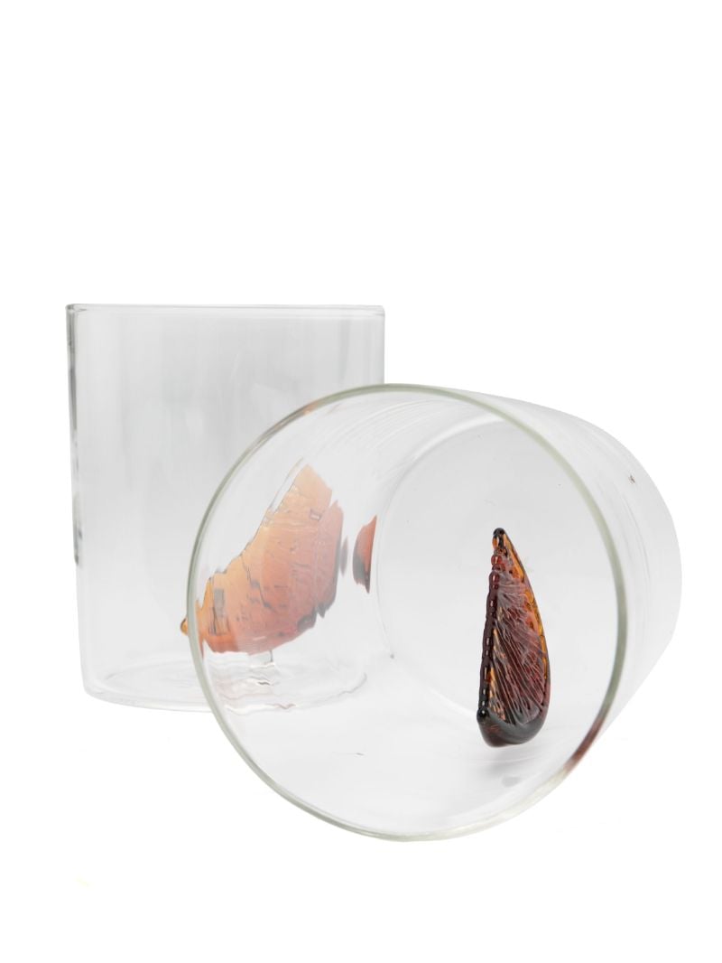 Clear Orange-slice Glass Set