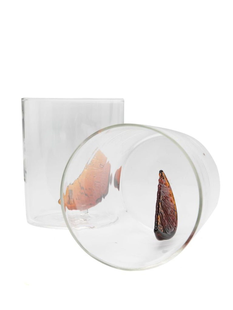 Clear Orange-slice Glass Set