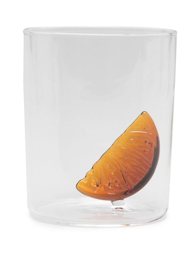 Clear Orange-slice Glass Set
