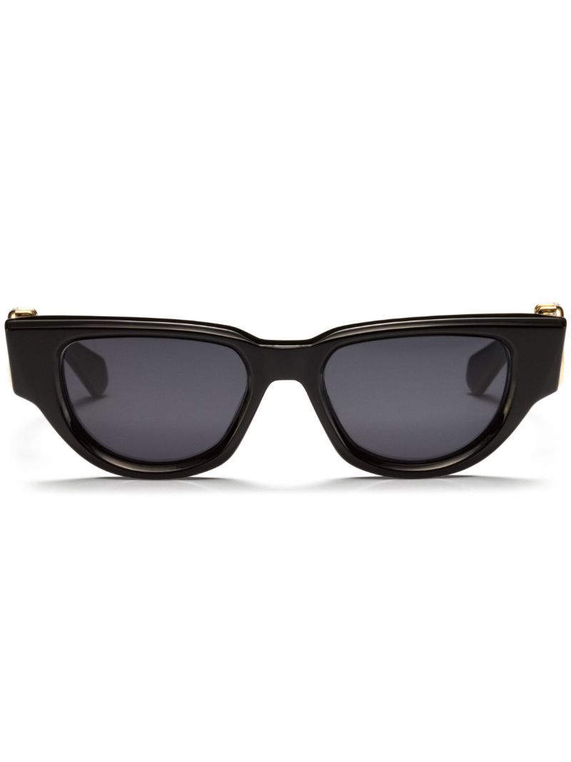 Black Vlogo Cat-eye Frame Sunglasses