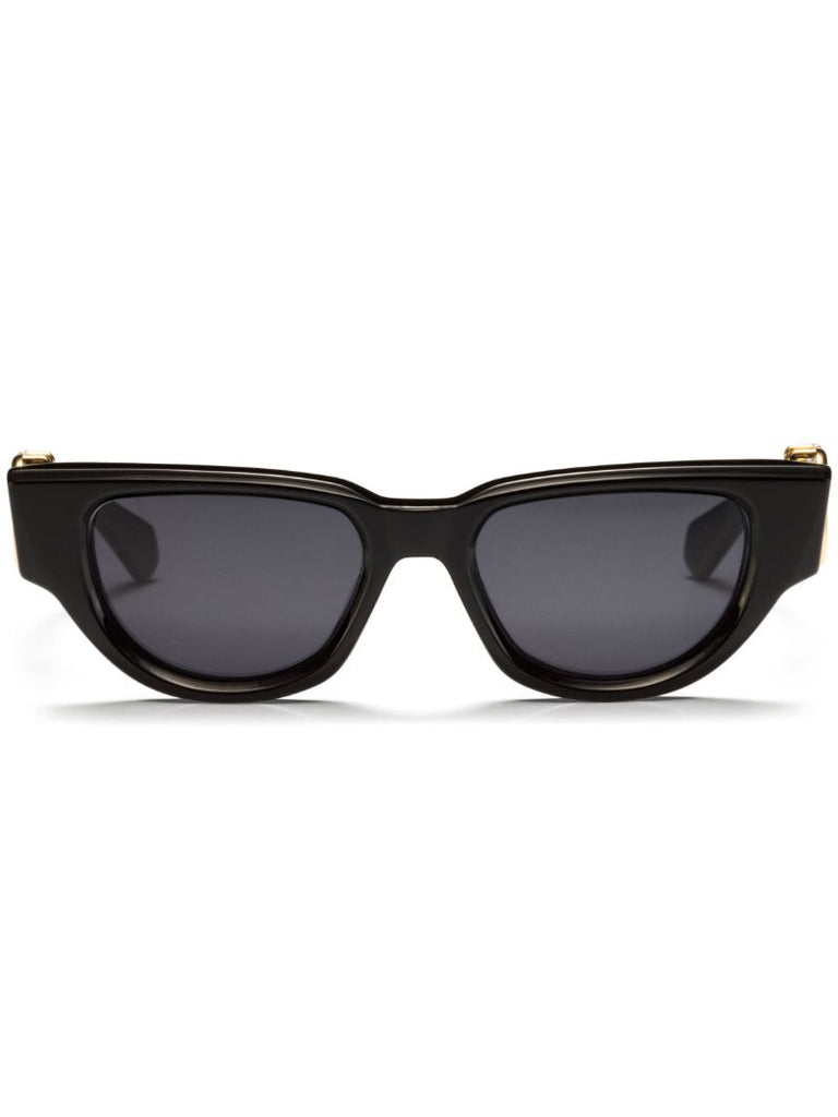 Black Vlogo Cat-eye Frame Sunglasses