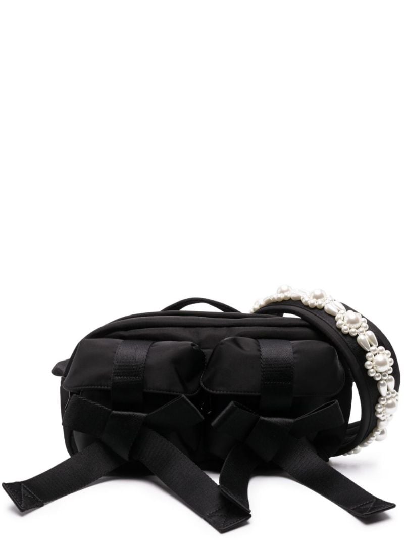 Black Embellished Cross Body Bag