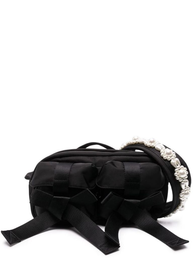 Black Embellished Cross Body Bag
