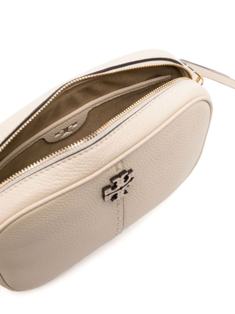 Neutral Mcgraw Leather Cross Body Bag