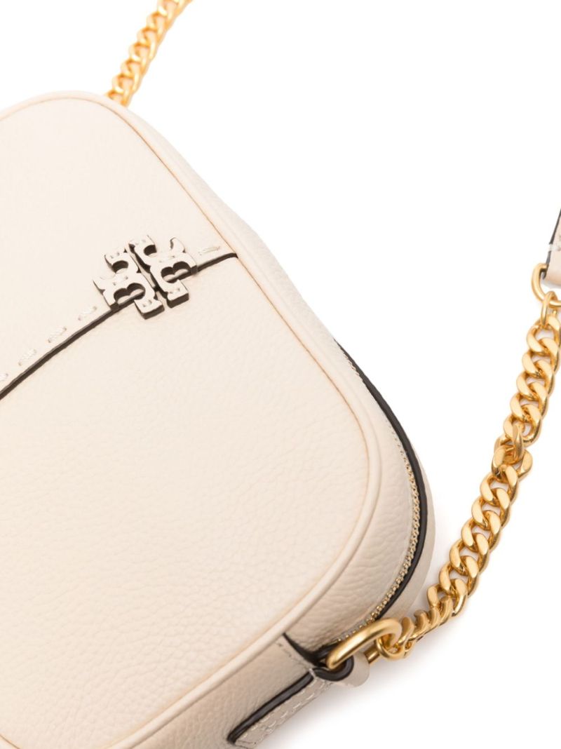Neutral Mcgraw Leather Cross Body Bag