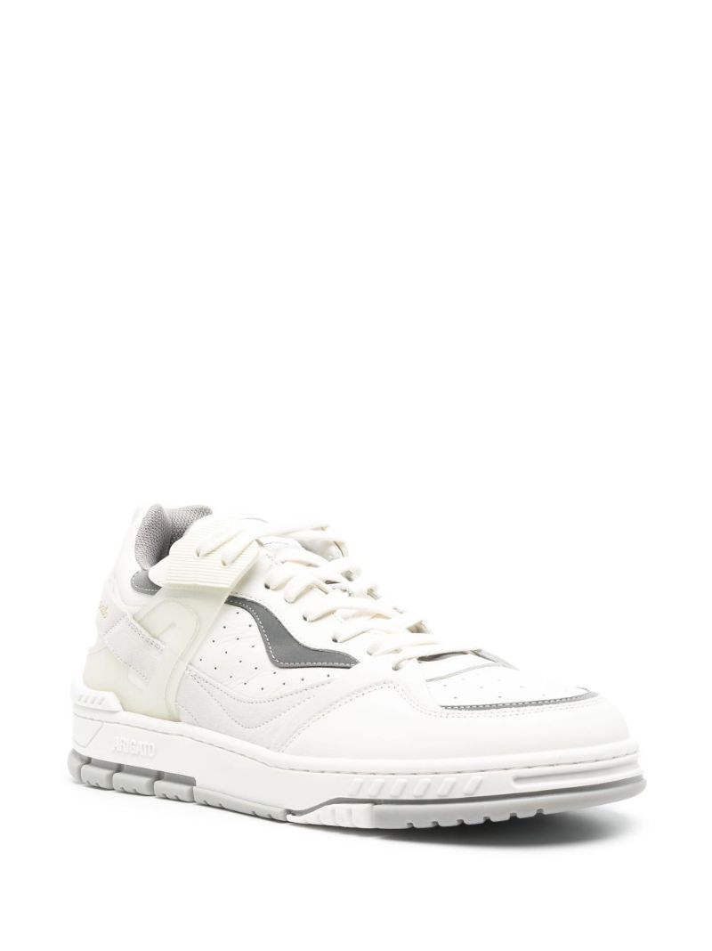 White Astro Low-top Leather Sneakers