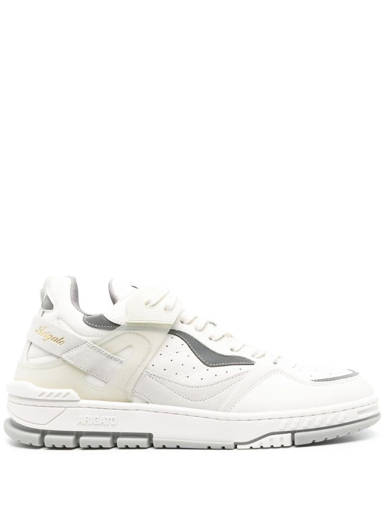 White Astro Low-top Leather Sneakers