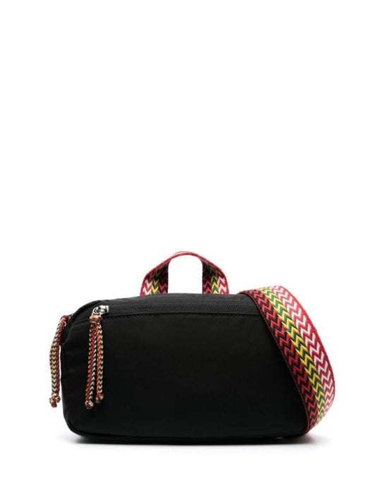 Black Curb Cross-body Bag