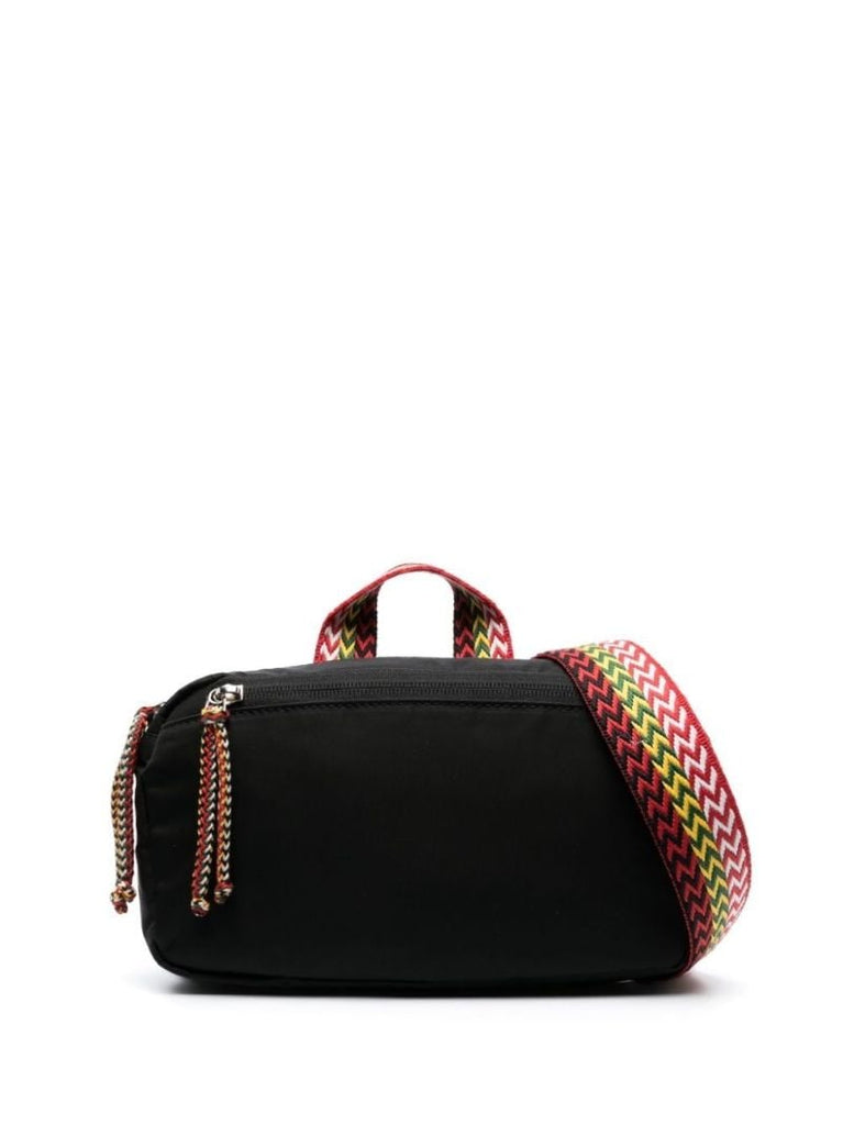 Black Curb Cross-body Bag