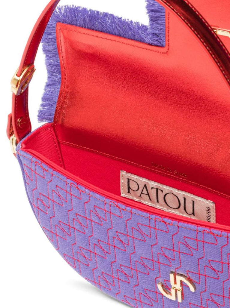 X Purple Sita Le Petit Patou Shoulder Bag