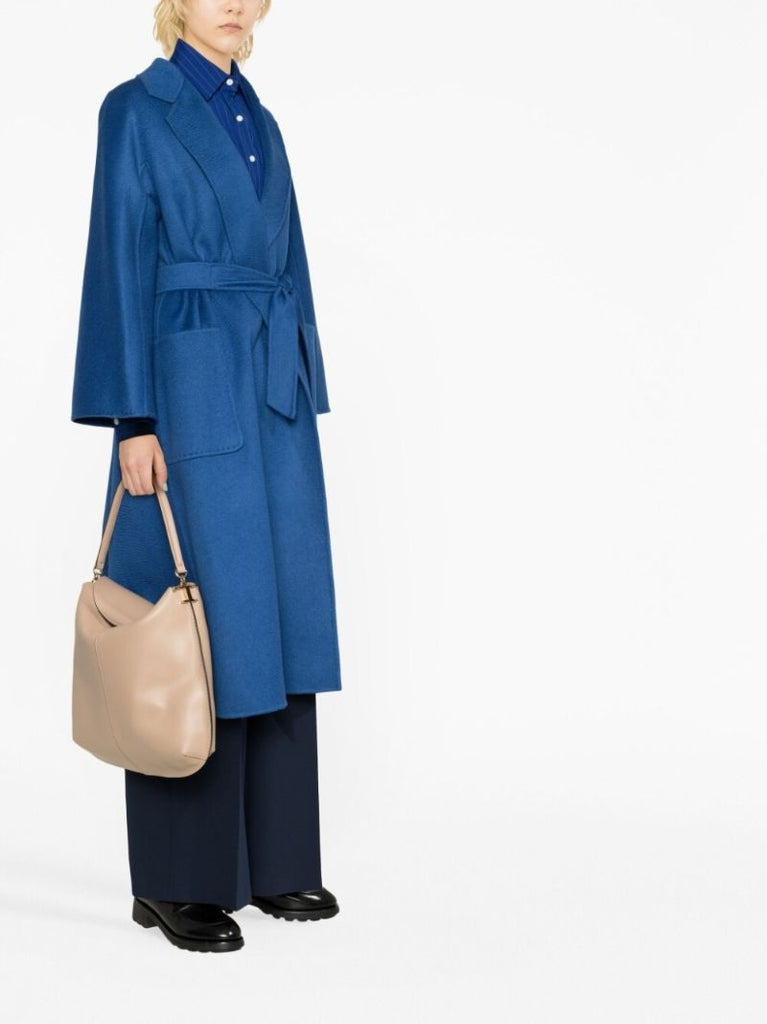 Beige Leather Shoulder Bag