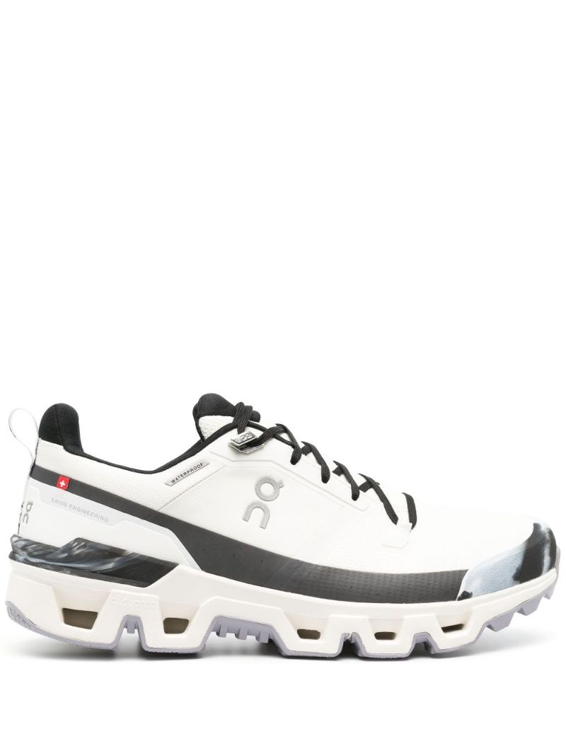 White Cloudwander Waterproof Hiking Sneakers