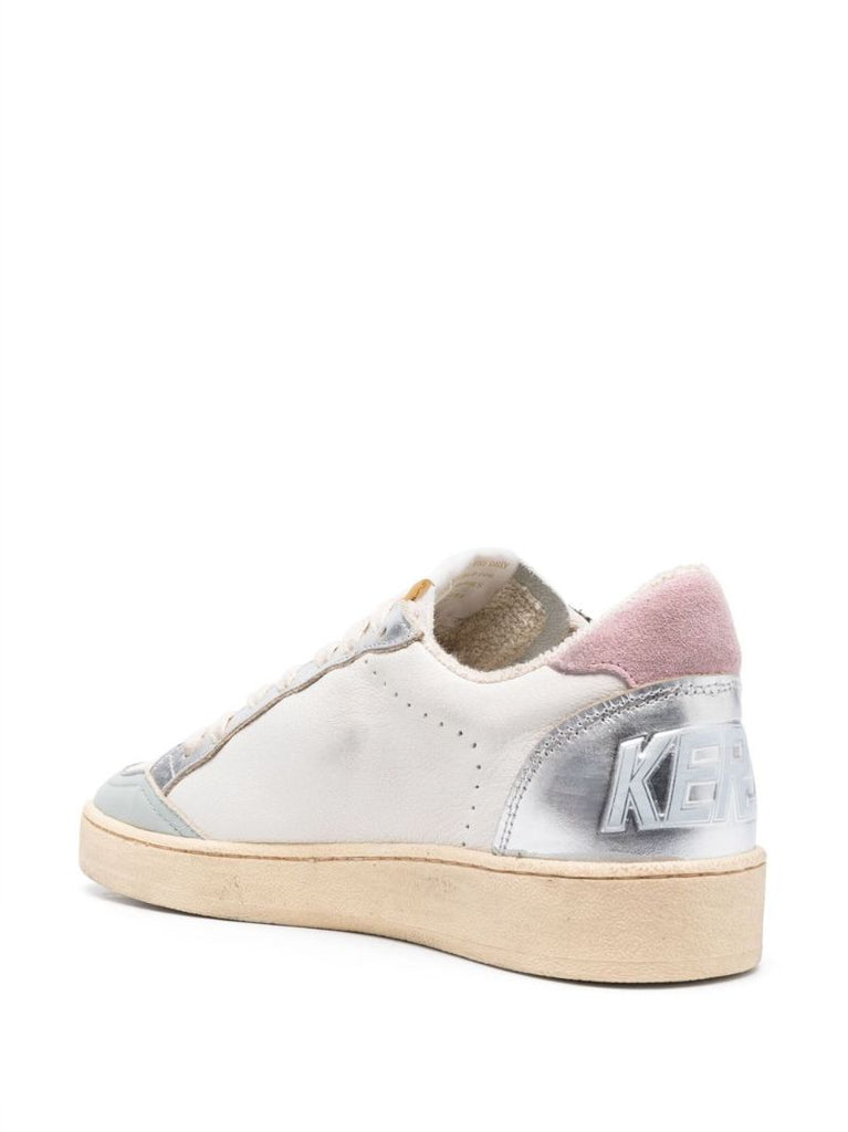 White Ball Star Leather Sneakers