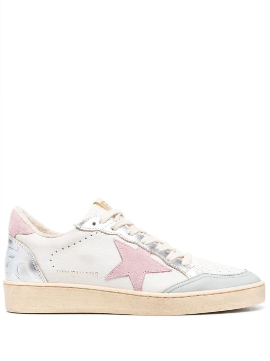White Ball Star Leather Sneakers