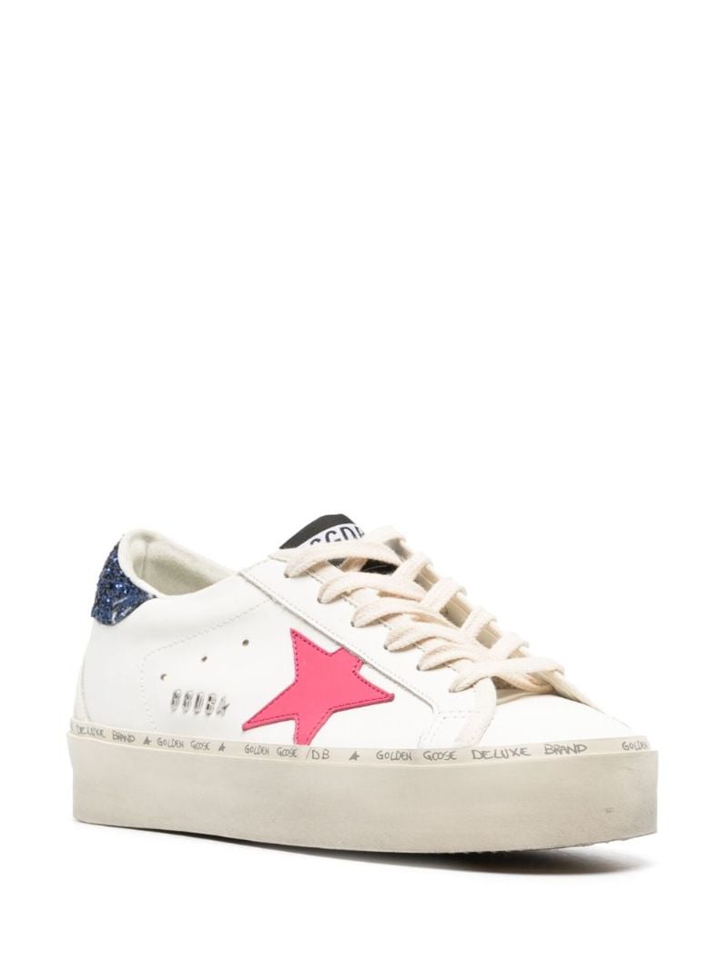 White Hi Star Leather Sneakers