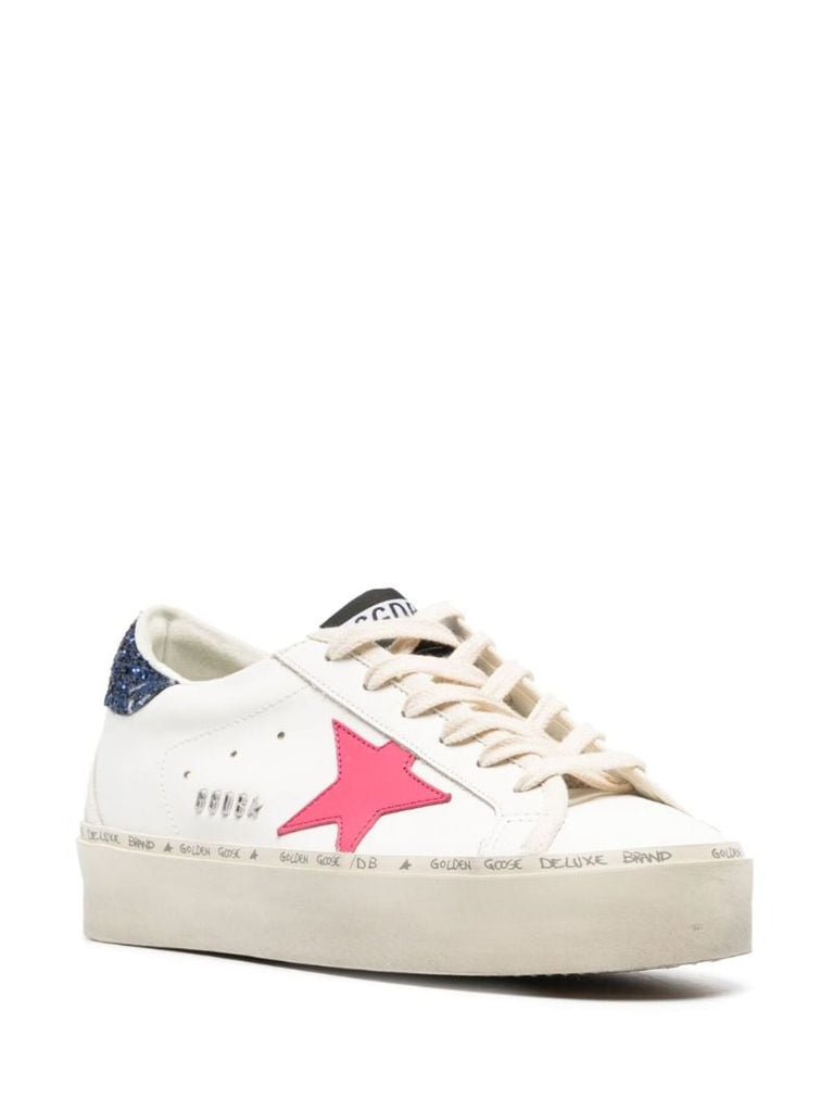 White Hi Star Leather Sneakers