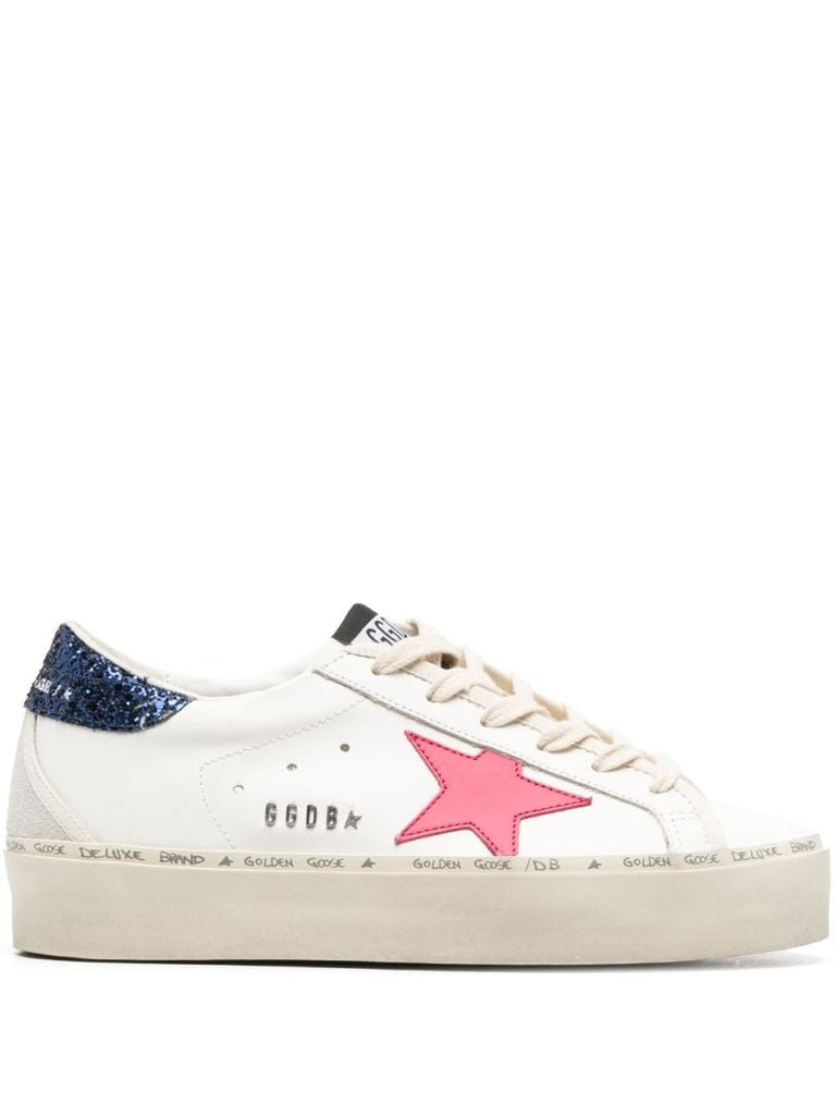 White Hi Star Leather Sneakers