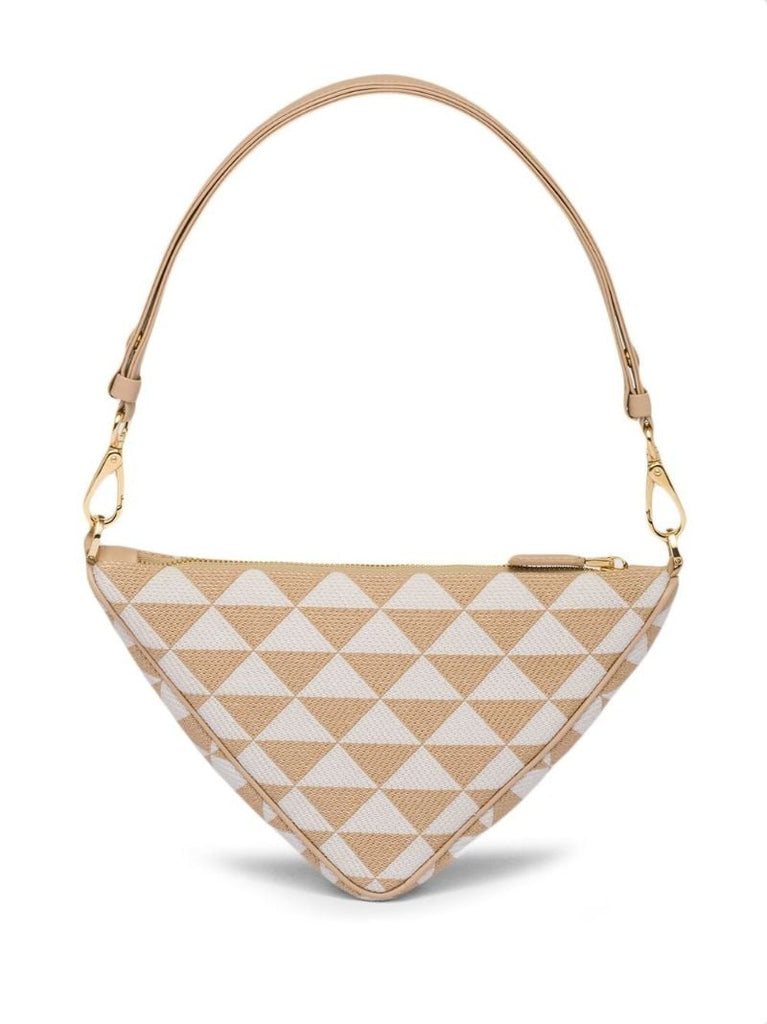 Beige Symbole Shoulder Bag
