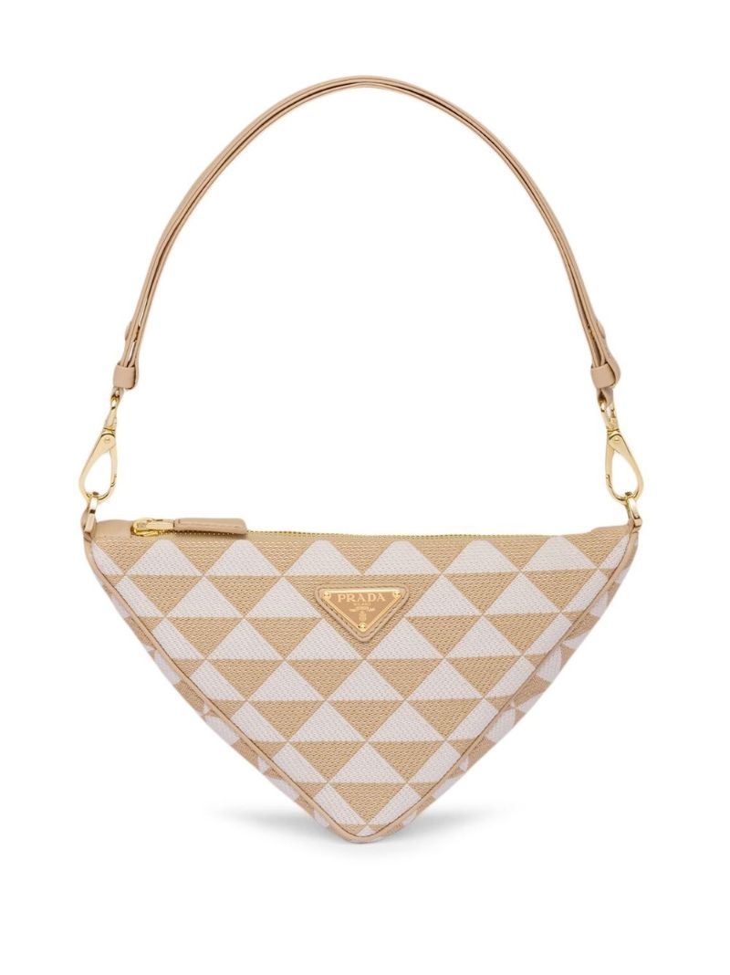 Beige Symbole Shoulder Bag
