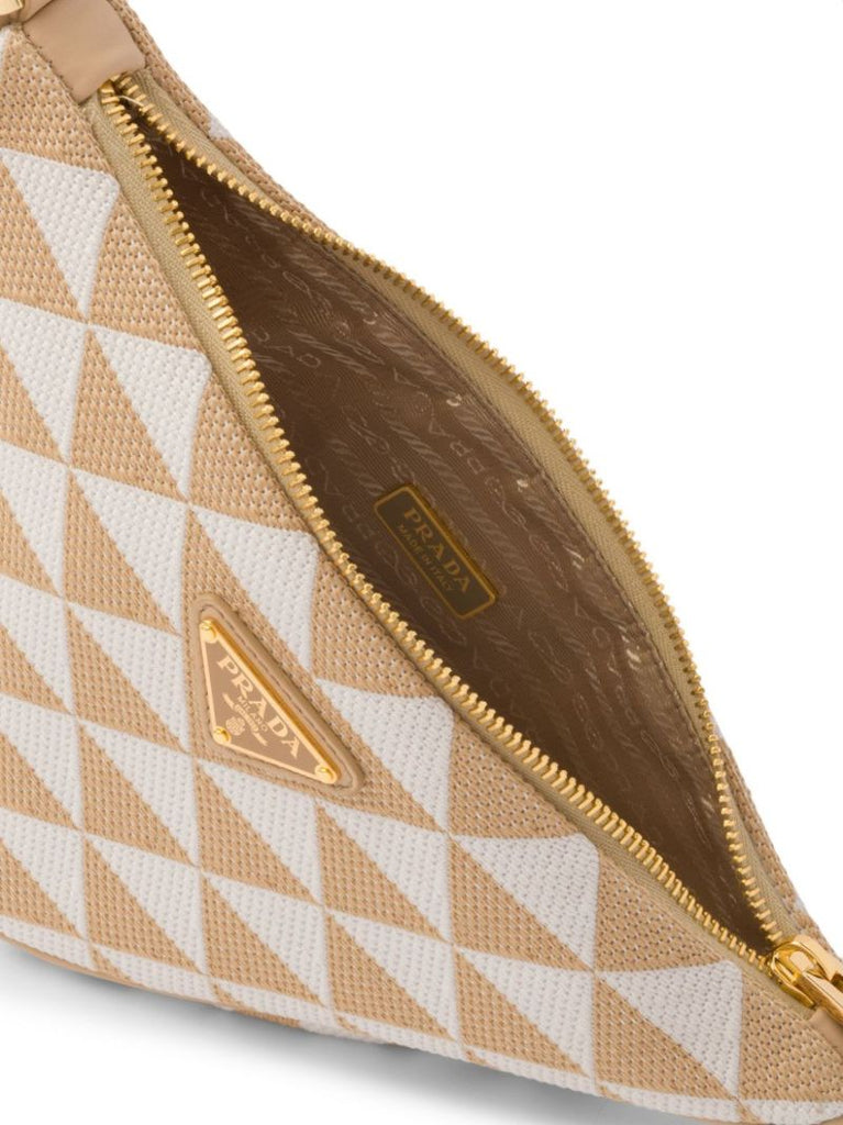 Beige Symbole Shoulder Bag