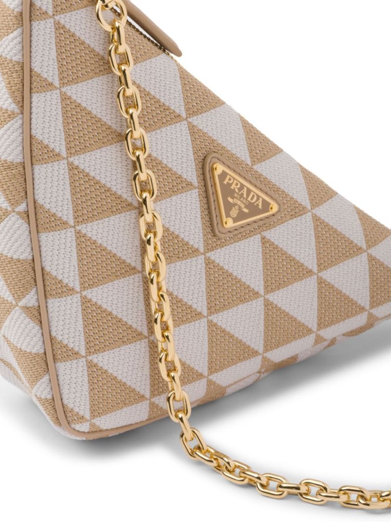 Beige Symbole Shoulder Bag