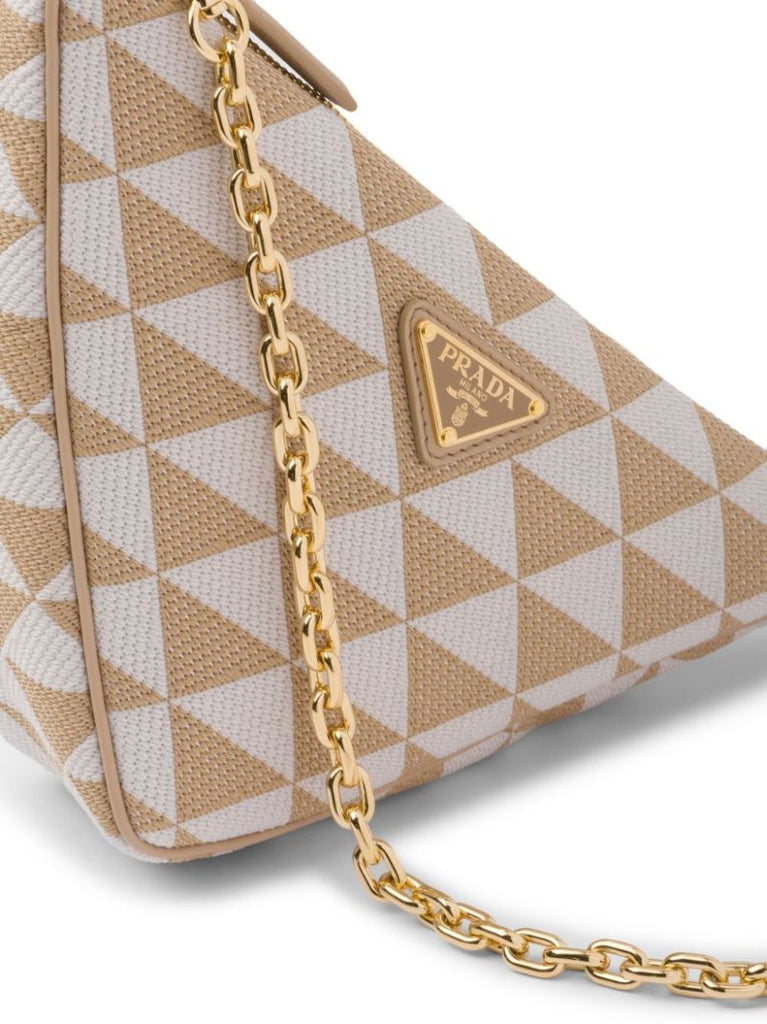 Beige Symbole Shoulder Bag