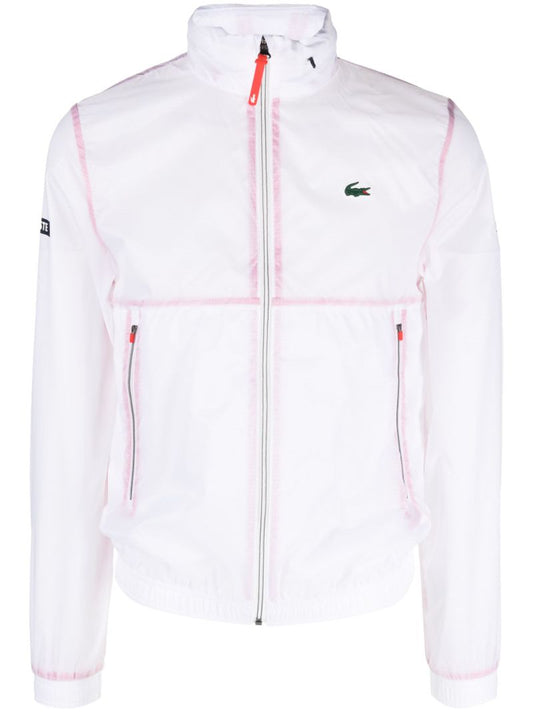 X Novak Djokovic White Hooded Track Jacket