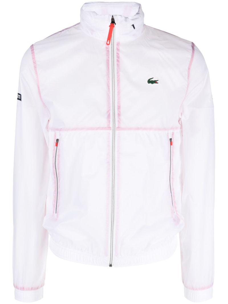 X Novak Djokovic White Hooded Track Jacket