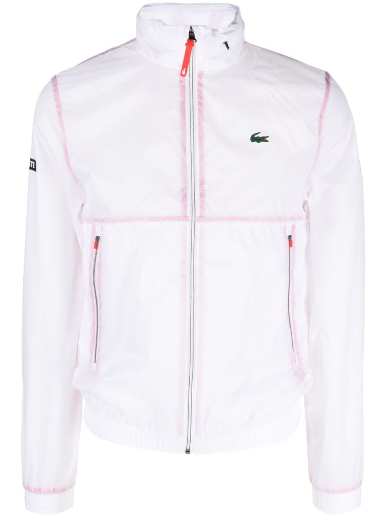 X Novak Djokovic White Hooded Track Jacket