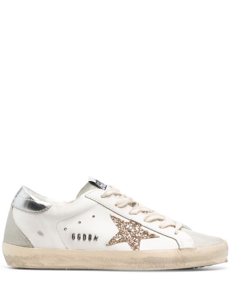 White Super-star Leather Sneakers
