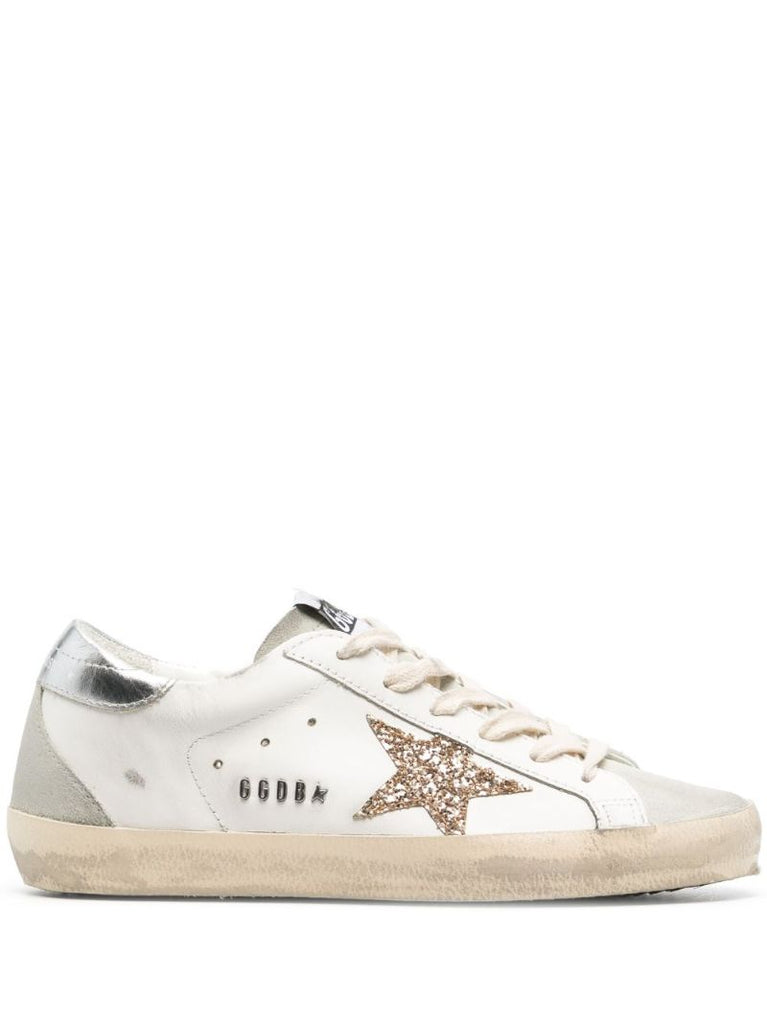 White Super-star Leather Sneakers