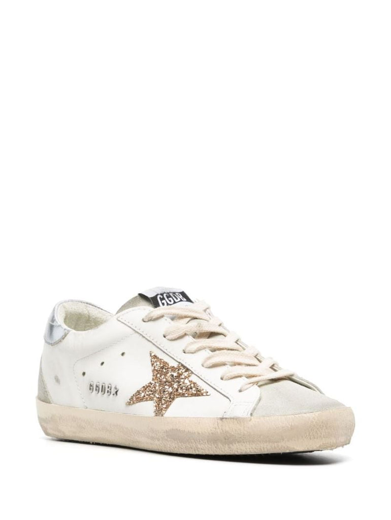 White Super-star Leather Sneakers