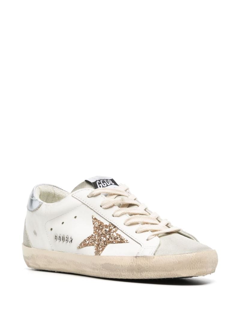 White Super-star Leather Sneakers