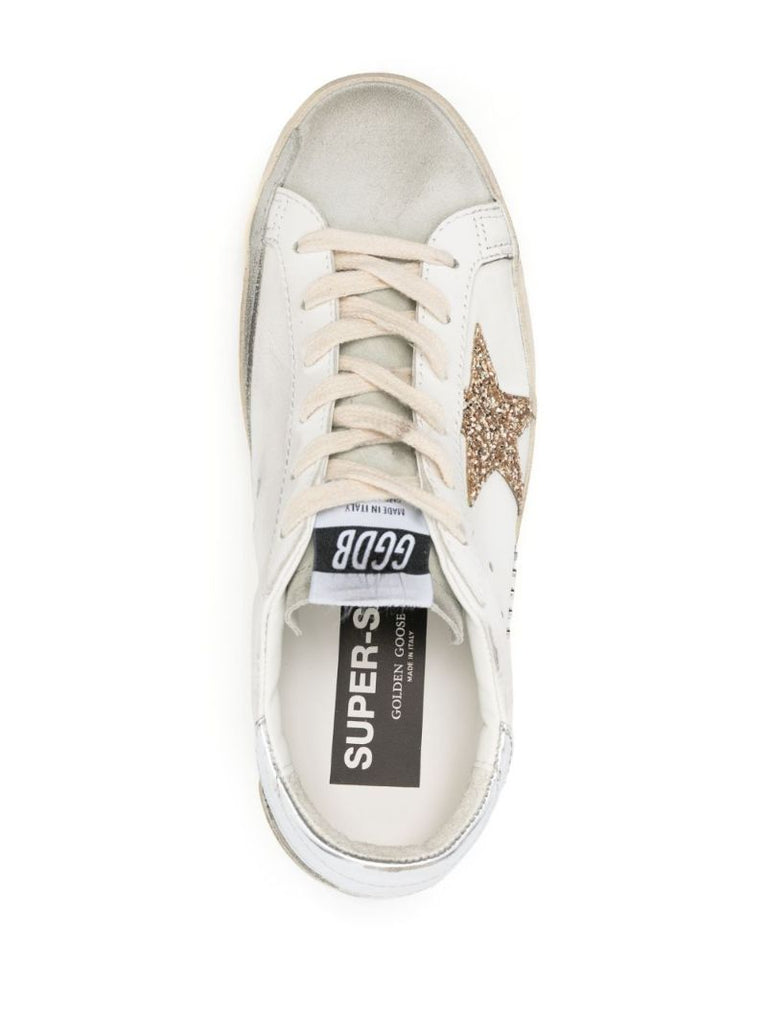 White Super-star Leather Sneakers