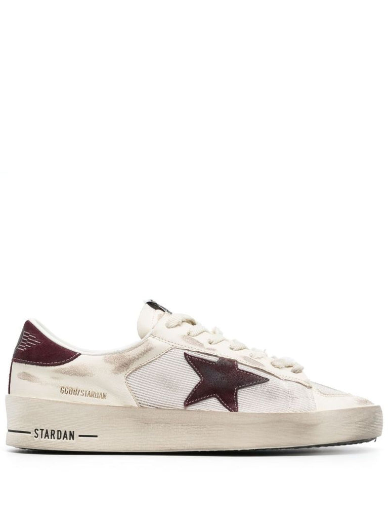 X Novembre White Stardan Low Top Sneakers