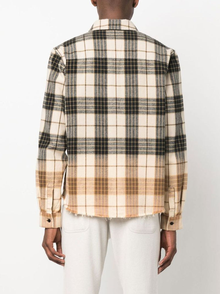 Multicolour Dip Dye Check Shirt