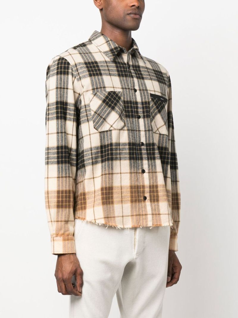 Multicolour Dip Dye Check Shirt